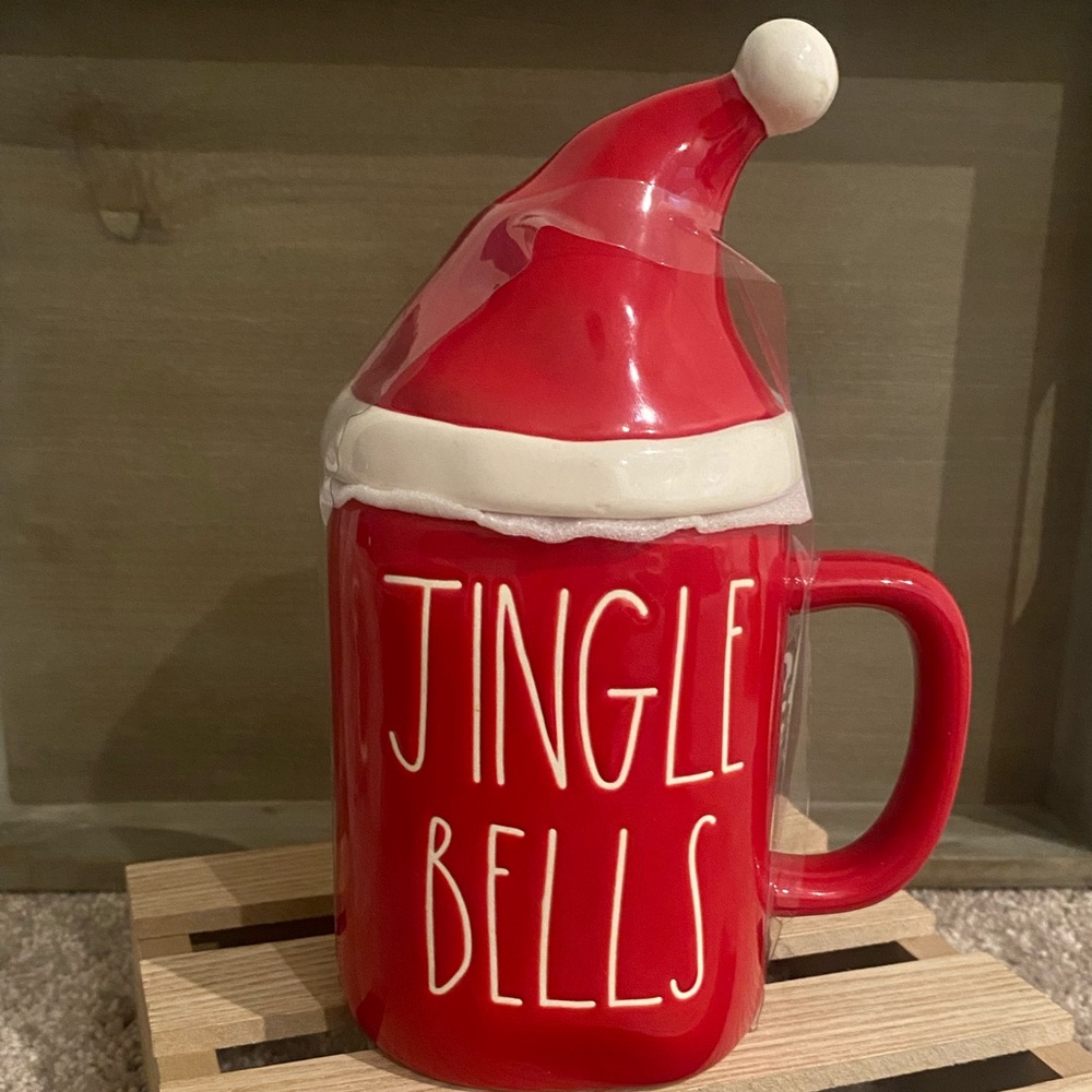 Rae Dunn jingle bells with topper